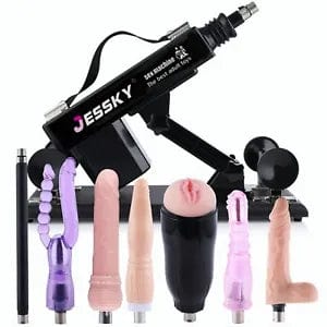 JESSKY Premium Sex Machine, Adjustable Love Machine Adult Sex Toys Fucking  Machine with 6 Attachments for Men and Women