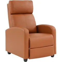 Massage Recliner Chair, Fabric Recliner Sofa Home Theater Seating with  Lumbar Support Winback Single Sofa Armchair Reclining Chair Easy Lounge for