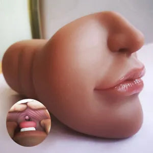 Male Masturbator Realistic Mouth Vagina Pussy Stroker Oral Sex Toy