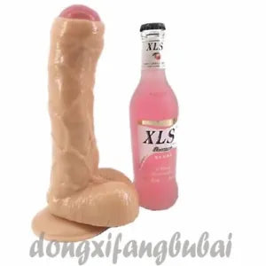 9 2 Huge Realistic Penis Dildo Dong Anal Plug G spot Clit Massager  