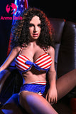 Blaire - Realistic Curly Hair Sex Doll  With TPE Body -TPE Sex Doll