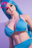 Laurel - A Realistics Sex Doll With Funky Blue Hair -TPE Sex Doll