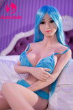 Laurel - A Realistics Sex Doll With Funky Blue Hair -TPE Sex Doll