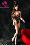 Tula - Realistic Sex doll Wearing Tiger Inspired Design -TPE Sex Doll