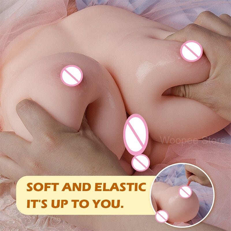 Anal Sex Toys Women - 3 In 1 Male Boobs Masturbator Realistic Pocket Pussy Doll Big Breast Sexy Women  Butt Anal Vagina Sex Toys For Men Erotic Product | Pornhint