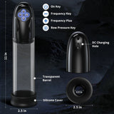 Pornhint AAV Penis Pump Male Masturbators with 6 Suction Modes Electric Penis Vacuum Pump Sex Toys for Men Male Cock Enlargement Extender