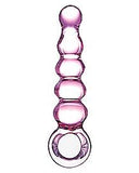 Beaded Glass Butt Plug - 7.5 Inch