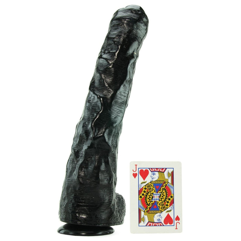 Big Black Cock Uncut Realistic Dildo 13.75 inches Dildo | Pornhint