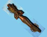 Pornhint Brass Naga Kanya Door Pull | 8'' Inches Mermaid Door Handle | Mythical Greek Lady