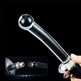 Pornhint Crystal Glass Dildo Big Butt Plug Sex Machine Attachments G-Spot Dildo Sex Toys