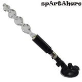 Dildo de vidro acessório para máquina sexual para conector 3XLR feminino brinquedo sexual adulto