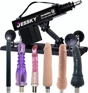 Automatic Sex Machine Sex Toys,Thrusting Machines for Men Women,Love  Machine Device Gun with 6 Attachments,3 XLR Connector Fucking Machine for  Solo