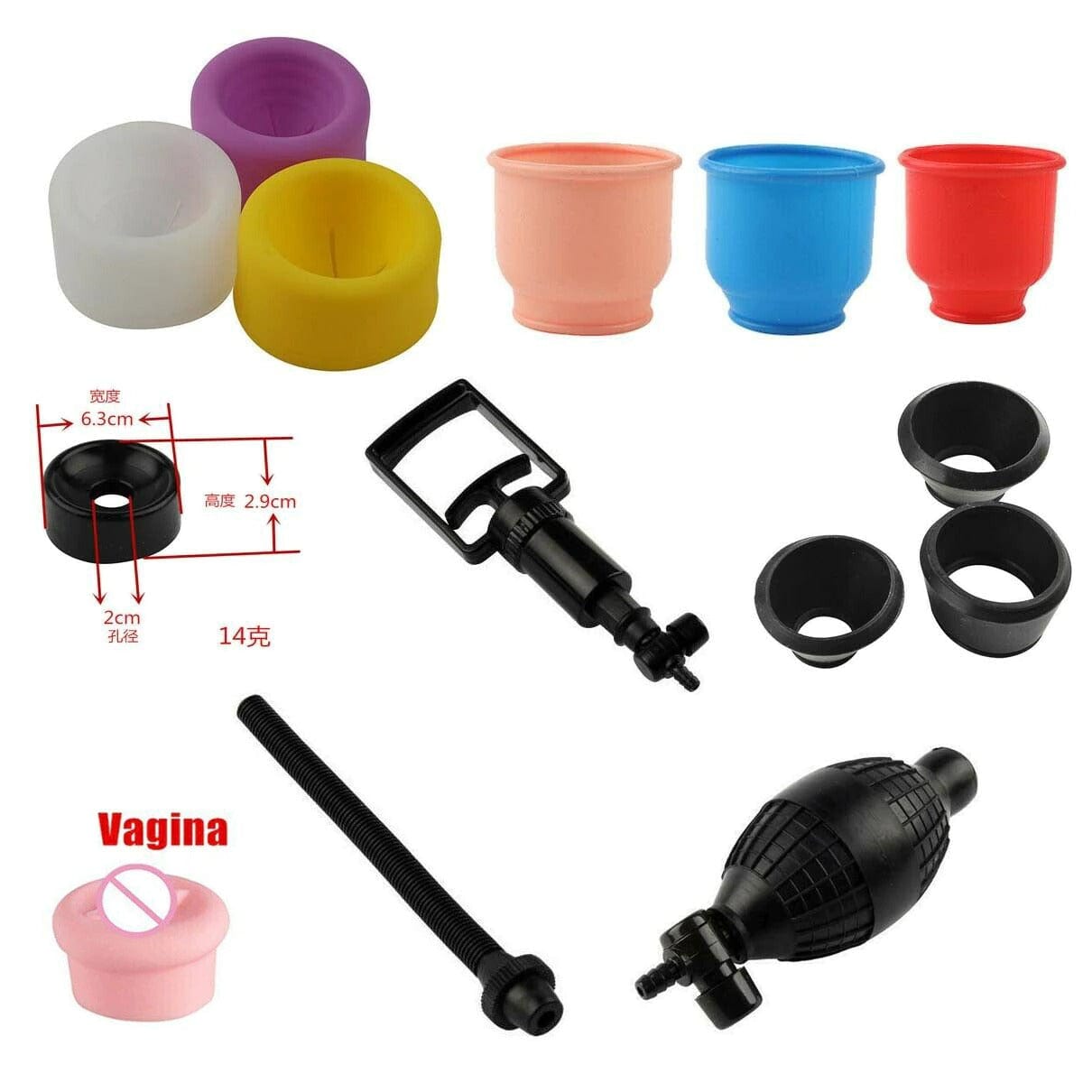 Male Vacuum Penis Pump Silicone Ring Sleeve Extender Trainer Accessories  Handle Piston Replace Pull Part Adult Sex Toys For Men | Pornhint