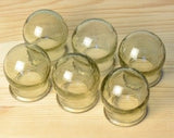 Medical jars Cupping cups Glass massage cups Soviet russian apothecary jars Medical Instruments USSR, Set of 6