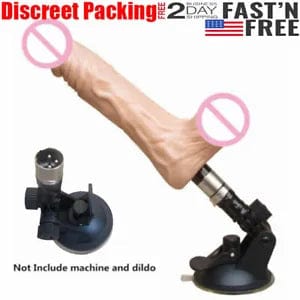 Fucking Machine + FREE ATTACHMENTS Thrusting Pumping Dildo Pocket Pussy Sex  Toy