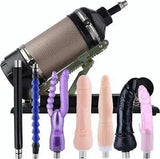 New Upgrade Quieter Stabler Sex Machine Pleasure Thrusting Dildos w 7attachments