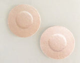 Pornhint Nude/Champagne satin circle nipple pasties