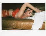 Pornhint Original "One-of-a-Kind" Instax Wide Photo of Beautiful Natalia in Sexy Red Lingerie #55 by J.C. Chang