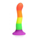 Out and Proud Rainbow Dildo 7 Inch - Hott Love Extreme