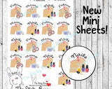 Pornhint Pedicure - Planner Stickers for Any Planning Style (S190MS)