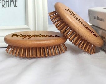 Personalized Gift Personal Care Gift Hairbrush Customized Words  