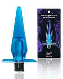 Plug anal vibratório Secret Pleasure 4,5 polegadas - Hott Love Extreme