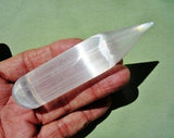 Pornhint SELENITE WAND Polished Pointer 3 3/4" Morocco 76g
