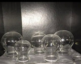 Set Of 5 Professional Grade Glass Fire Cupping