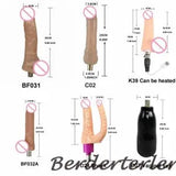 Accesorios para máquinas sexuales Big Flesh Dildos para 3XLR Quick Connect Love Machine