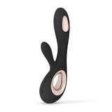 Soraya Wave Rechargeable Rabbit Massager 8.58 Inch Black - Lelo