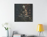 Pornhint Thai Buddha Wall Art, Buddha Wall Art, Zen & Power, Unique Wall Art, Symbolism of Peace and Power, Relaxing Wall Art