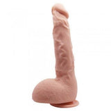 The Forearm 12 Inch Dildo With Suction Base Beige