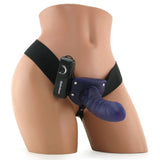 Pornhint Unisex Hollow Strap-On Dildo 6.5 Inch Purple - Fetish Fantasy