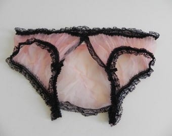 60s Lingerie Porn - Vintage 60s Crotchless Panties, Dead Stock Sexy Vintage Sheer Pink  Knickers, Fredericks of Hollyhood | Pornhint