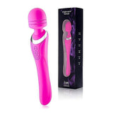 Wiggle España Masajeador recargable de doble extremo Wand 9,2 pulgadas rosa - Hott Love Extreme