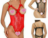 Women Sexy Lingerie Babydoll Open Bra Crotchless Underwear Nightwear Sleepwear