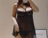 Lingerie sexy feminina plus size, body plus size, conjunto de lingerie sexy plus, liga plus size, lingerie preta