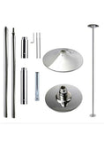 INTBUYING 45mm Dancing Pole Kit Stripper Pole 91-108 Height Steel