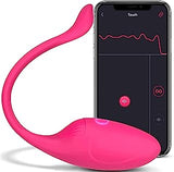 Vibrador de punto G con control remoto de aplicación, vibrador rosa divertido de larga distancia con Bluetooth para parejas, juguetes sexuales para adultos, más de 10 vibraciones para mujeres y parejas