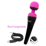 Massageador Corporal Palm Power Plug & Play Rosa