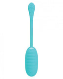 Pretty Love Kirk Liquid Silicone Remote Egg Vibrator Blue