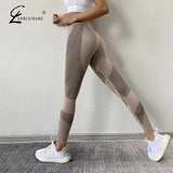 Women Workout Leggings Casual High Waist Push Up Leggings  Seamless Jeggings Mujer Gym Patchwork Fitness Leggings - Khalesexx