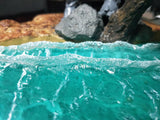 Sand table scene sea surface making scene DIY handmade sea surface wave ship beginner set board game tiles - Pornhint