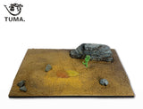 Mesa de arena, material de construcción, modelo de escena diy, plataforma de escena en miniatura, escena del desierto, plataforma de escena, azulejos de juego de mesa terminados 