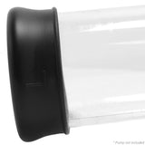 Large Silicone Pump Sleeve in Black