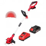 PayLessHere Cortadora de césped Weed Wacke 20 V 10 pulgadas Cortadora de hilo eléctrica Weed Eater con cargador de batería