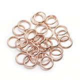 200pcs/lot 4 6 8 10 mm Metal Jump Rings Silver/Gold/Bronze Color Split Rings Connectors For Diy Jewelry Finding Making