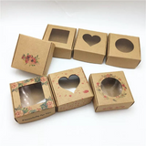 50pcs 6.5x6.5x3cm Small Kraft paper gift packaging box,kraft cardboard handmade soap candy box,personalized craft paper gift box - Pornhint