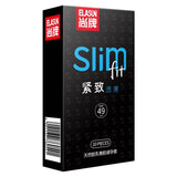 Elasun 10pcs/Lot Men's Small Condoms Ultra-Thin Wide 49mm Condom Intimacy Sex Products Tightening Thin Condom Skinny Sex Toys