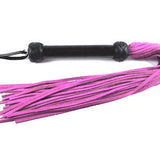 Mini Suede Flogger - Fuchsia Pink - Flogging and Spanking